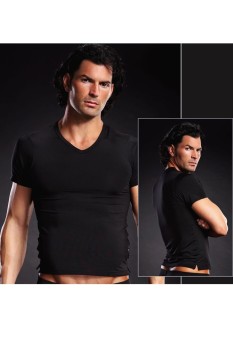 Microfibre V-Neck Tee - BLM007