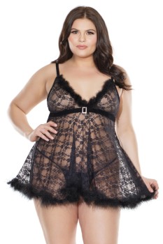 Coquette - Babydoll & G-String  - CQ3831X