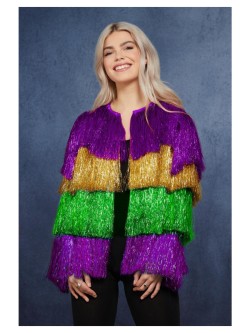 Fever Tinsel Mardi Gras Jacket - FV74006