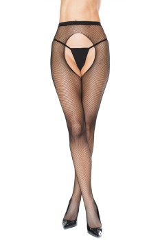 Coquette - Fishnet Crotchless pantyhose  - CQ22139
