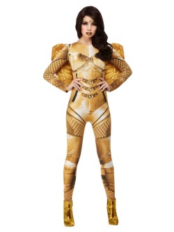 Fever Divine Guardian Angel Costume, Gold - FV11958