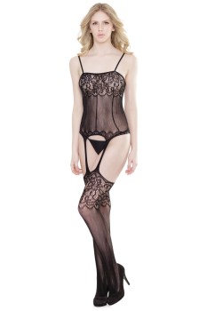 Coquette - Cami Top With Attached GartersStockings  - CQ2497
