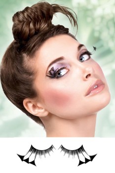 Black Feather Eyelashes - BE604