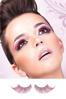 Light Pink Feather Eyelashes - BE535