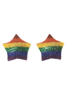 Coquette - Rhinestone Star Rainbow Pasty  - CQ7265