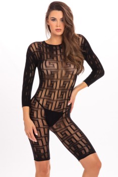 Exotic Crotchless Bodystocking - RR7077