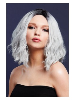 Fever Cara Wig, Two Toned Blend, Ice Silver - FV72031