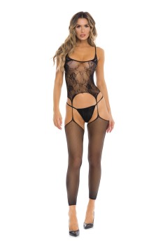 On All Night 2Pc Set Bodystocking - RR7099