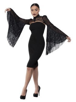 Fever Deluxe Gothic Sleeve Shawl  - FV11959