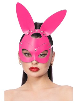 Fever Pink Mock Leather Rabbit Mask - FV53007