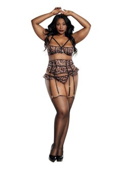 Dreamgirl - Wild Cat leopard print 3 piece set - DG13983