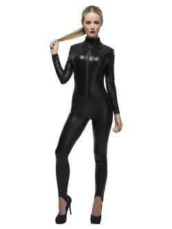 Fever Miss Whiplash Costume, Black - FV28629