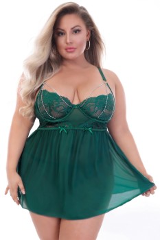 Two Piece Babydoll Set - STM11159X