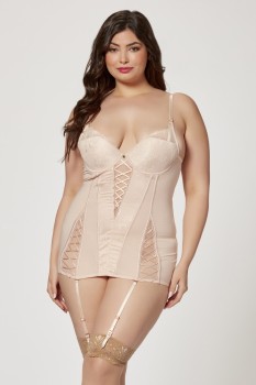 Seven til Midnight - Two Piece Chemise & Panty Set - STM11573X