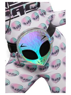 Fever Holographic Alien Bum Bag - FV61160