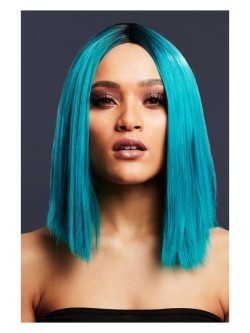 Fever Kylie Wig, Two Toned Blend, Teal - FV72049